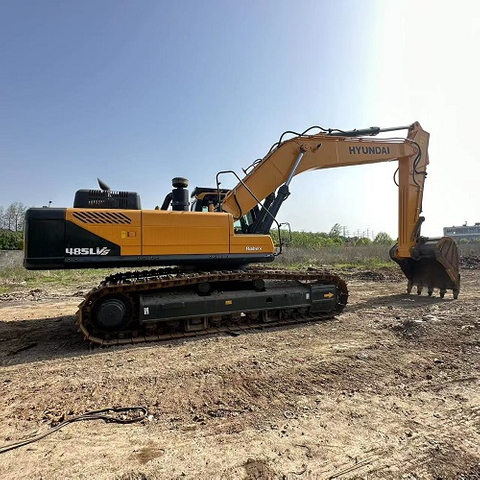 Pelle sur chenilles Hyundai R485LVS d'occasion avec moteur Cummins